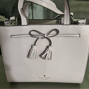 Kate Spade Light Pink Satchel with Tassels